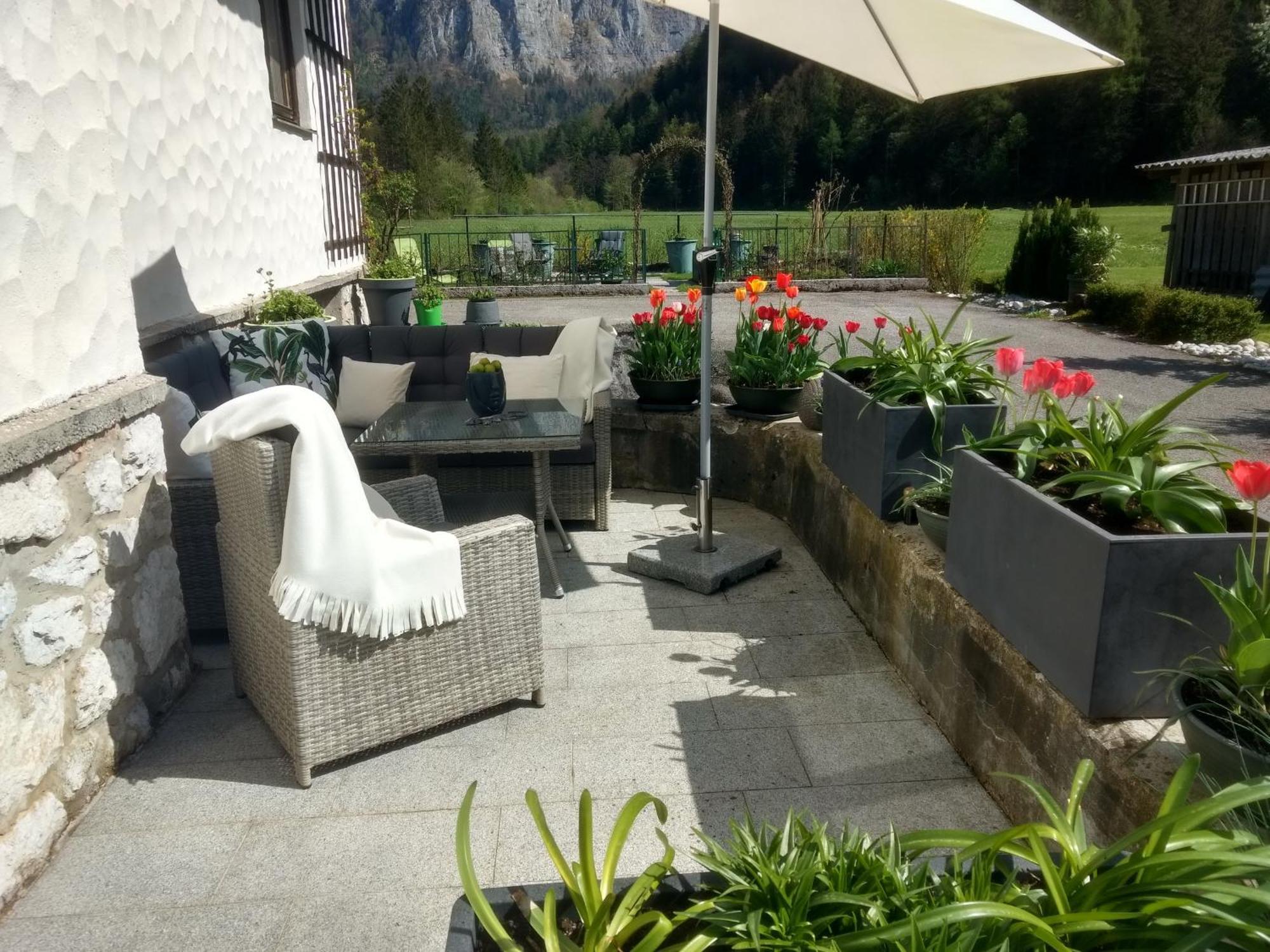 Haus Alpenblick Apartment Obertraun Bagian luar foto